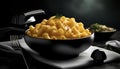 macaroni cheese AI generated Royalty Free Stock Photo