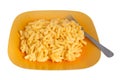 Macaroni and cheese dinner Royalty Free Stock Photo