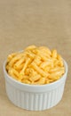 Macaroni and cheese dinner Royalty Free Stock Photo