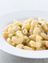 Macaroni dish with zucchini and parmesan