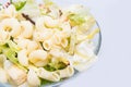 Macaroni italian paste salad Royalty Free Stock Photo