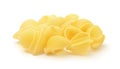 Macaroni pasta isolated on a white Royalty Free Stock Photo