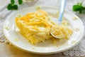Macaroni pudding Royalty Free Stock Photo