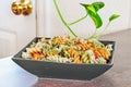 Macaroni Salad Side Dish Royalty Free Stock Photo