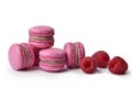Macarons al lampone Royalty Free Stock Photo