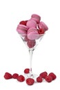 Macarons al lampone Royalty Free Stock Photo