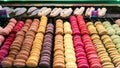 Macarons at the pastry shop