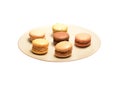 Macarons on a plate