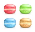 Macarons vector icons