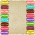 Macaroon old background