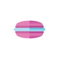 Macaroon. Vector illustration decorative design Royalty Free Stock Photo