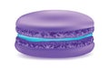 Macaroon on a white background. Vector object.