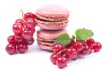 Macaroons with redcurrant