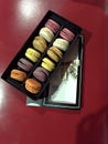 Macarrons da Patisserie Paul no aeroporto CDG em Paris Royalty Free Stock Photo