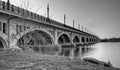 MacArthur Bridge (Belle Isle) over Detroit River