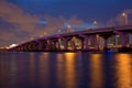 MacArthur Causeway Royalty Free Stock Photo