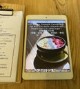 Macau Cafe Macao Coffee Shop IPad Order Digital Fresh Fruits Smoothy Bowl