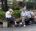 Macau Camoes Garden Chinese Locals Playing Chess Jardim LuÃÂ­s de CamÃÂµes Nature Outdoor Recreation Leisure Activity Macao Garden