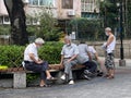 Macau Camoes Garden Chinese Locals Playing Chess Jardim LuÃÂ­s de CamÃÂµes Nature Outdoor Recreation Leisure Activity Macao Garden