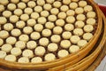 Almond cookies from Koi Kei placed on the basket