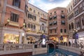 MACAU, CHINA - FEB 23th 2023 : The Venetian Hotel, Macao - The famous shopping mall, luxury hotel and the Casino