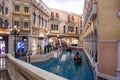 MACAU, CHINA - FEB 23th 2023 : The Venetian Hotel, Macao - The famous shopping mall, luxury hotel and the Casino