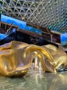 Macau, China: Guo Pei Art Place modern and stylish interior view in Macao. View of Harmony installation made of