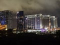 Macau China Macao Cotai Strip Venetian Resort Melco COD cod City of Dreams Macao Modern Architecture Night leds Lighting