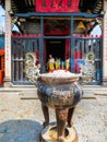 Na Tcha Temple, small shrine 19th century in the Historic Centre of Macau, China Royalty Free Stock Photo