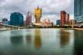 Macau, China Skyline Royalty Free Stock Photo