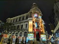 Macau Chinese New Year Lanterns Decoration Double Dragons Macao Post Office Architecture CNY Festive