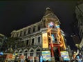 Macau Chinese New Year Lanterns Decoration Double Dragons Macao Post Office Architecture CNY Festive
