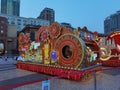 Macau Chinese New Year Parade Float Exhibition Led Lighting Electric Lights Carts Macao Tap Seac Square