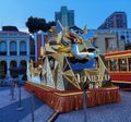 Macau Chinese New Year Parade Float Exhibition Led Lighting Electric Lights Carts Macao Tap Seac Square CNY Melco Tiger Car Truck Royalty Free Stock Photo