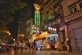 Macau Chinese style shops street view
