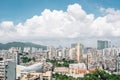 Macau city panoramic view from Guia Fortress Royalty Free Stock Photo