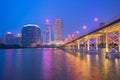 Macau cityscape skyline at night in China Royalty Free Stock Photo