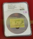 Macau Coin Show Precious Metals Zodiac Chinese Monkey Gold Bar NGC Graded Collectible Money Currency Value RMB Yuan Economy