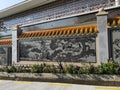 Macau Coloane Graveyard Chinese Rituals Twenty-four Filial Piety Classic Folk Stories Painting Wall Mural Cultural Heritage Arts