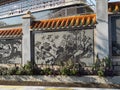 Macau Coloane Graveyard Chinese Rituals Twenty-four Filial Piety Classic Folk Stories Painting Wall Mural Cultural Heritage Arts