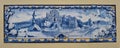 Macau Colonial Azulejo Arts Ceramic Tile Delft Blue Painting Mural Crafts Macao Lifestyle Ruins of St Paul Drawing Decoration