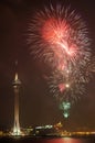 Macau Colorful Firework Royalty Free Stock Photo