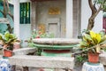 Site where the Treaty of Mong-Ha was signed between China and America at Kun Iam Tong Temple. a famous Historic Sites in Macau. Royalty Free Stock Photo