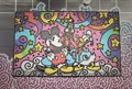 Macau Entertainment Art Macao Mr Doodle Graffiti Street Arts City of Dreams Artelli Showroom Mickey Mouse Disney Illustration Royalty Free Stock Photo