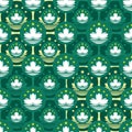 Macau flag icon symmetry seamless pattern