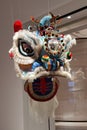 Macau Galaxy Art Gallery Bamboo Sculpture Giant Lion Dance Structure Display Macao Crafts Craftsmanship Museum