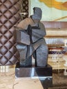 Macau Grand Lisboa Casino Gallery Museum Taiwanese Zhu Ming Taichi JuMing Tai Chi Bronze Sculpture People Figures Sculpture