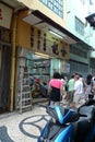 Macau Guanqian Street Old Shops Macao Antique Street Pillow Blanket Bed Accessory Mosaic Pavement Traditional Shops