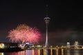 Macau International Fireworks Royalty Free Stock Photo