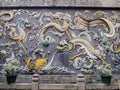 Dragon sculpture drawing in Lin Fung Temple